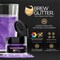 Brew Glitter - Purple Edible Drink Glitter (4g, x1 Flip-Cap Jar) for Beer, Cocktails and Beverages